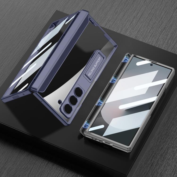 For Samsung Galaxy Z Fold6 GKK Integrated Magnetic Phantom Hinge Phone Case with Holder
