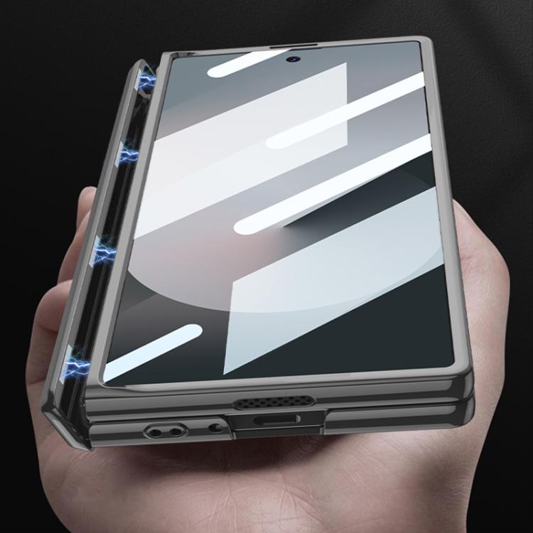 For Samsung Galaxy Z Fold6 GKK Integrated Magnetic Phantom Hinge Phone Case with Holder
