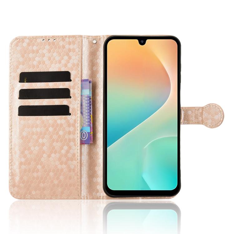 For Samsung Galaxy M36 5G Honeycomb Dot Texture Leather Phone Case