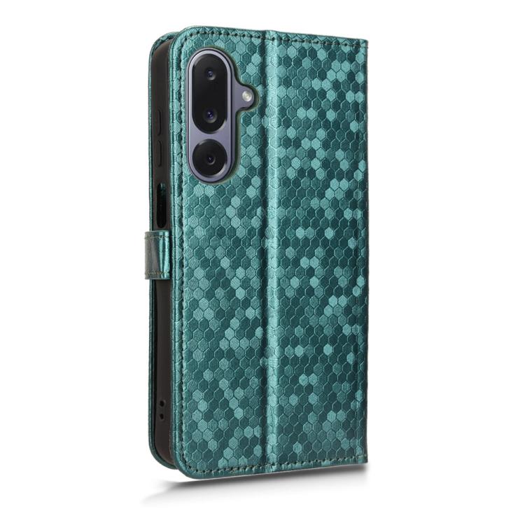 For Samsung Galaxy M36 5G Honeycomb Dot Texture Leather Phone Case