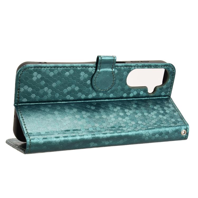 For Samsung Galaxy M36 5G Honeycomb Dot Texture Leather Phone Case