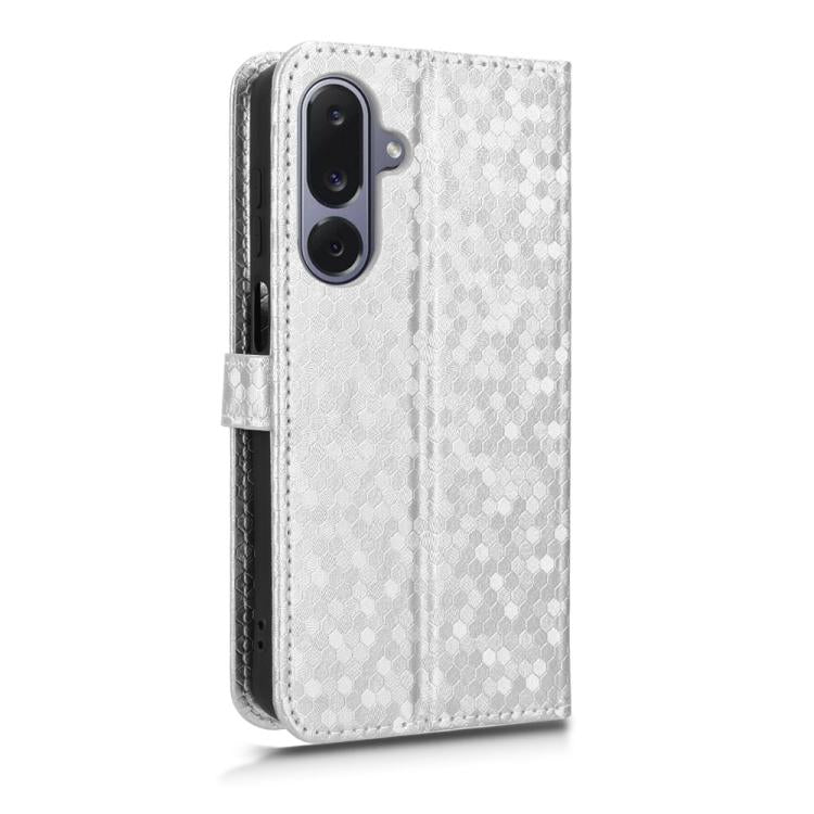 For Samsung Galaxy M36 5G Honeycomb Dot Texture Leather Phone Case