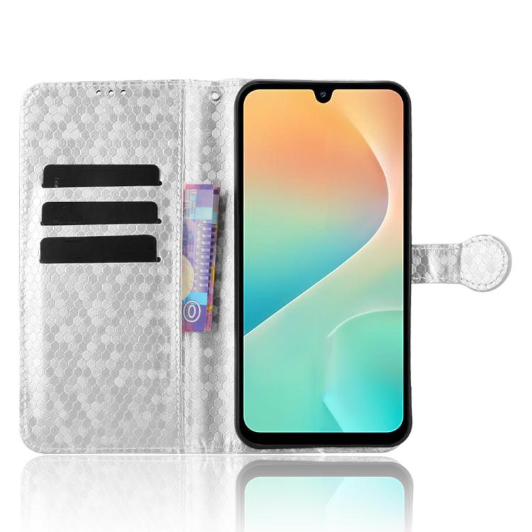 For Samsung Galaxy M36 5G Honeycomb Dot Texture Leather Phone Case