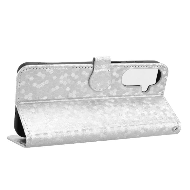 For Samsung Galaxy M36 5G Honeycomb Dot Texture Leather Phone Case