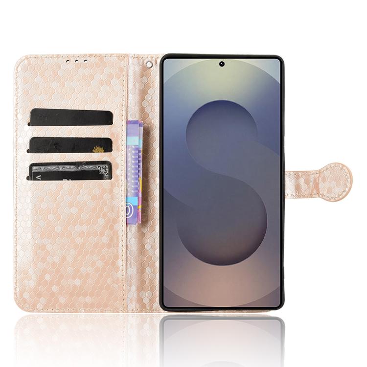 For Samsung Galaxy S26 Ultra 5G Honeycomb Dot Texture Leather Phone Case