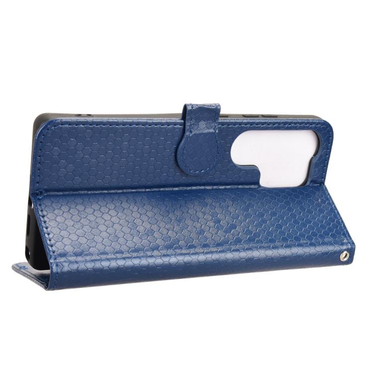 For Samsung Galaxy S26 Ultra 5G Honeycomb Dot Texture Leather Phone Case