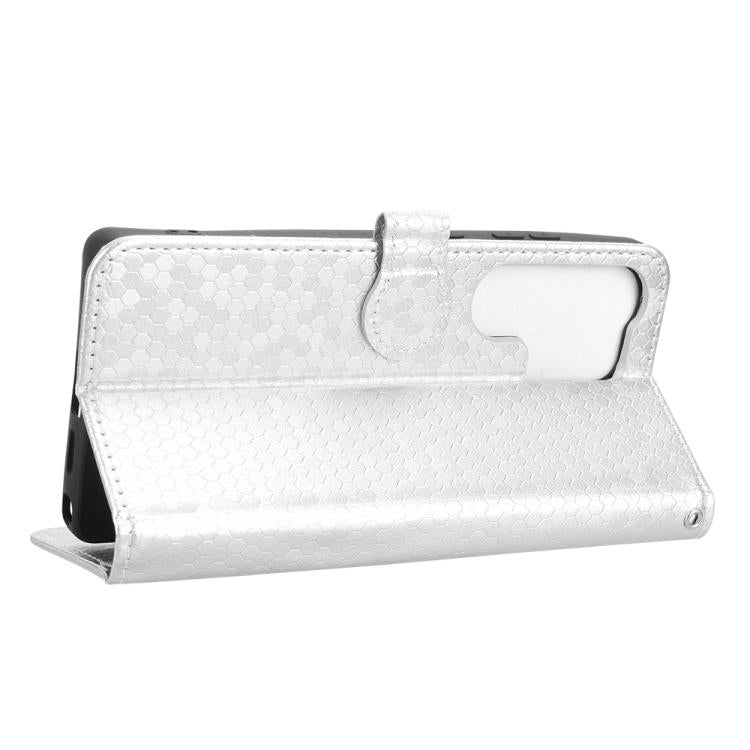 For Samsung Galaxy S26 Ultra 5G Honeycomb Dot Texture Leather Phone Case