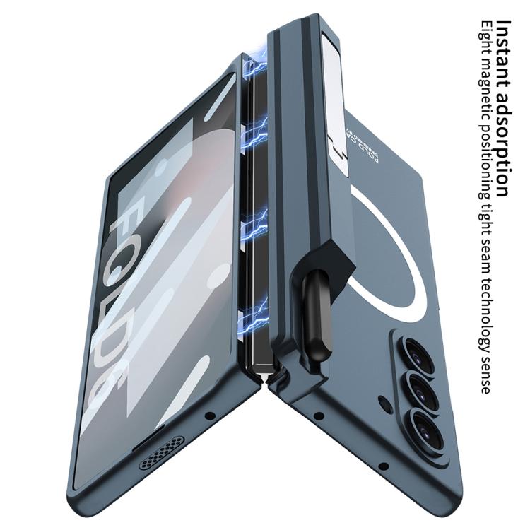 For Samsung Galaxy Z Fold6 GKK Integrated MagSafe Folding Phone Case with Pen Box, Not Included Pen