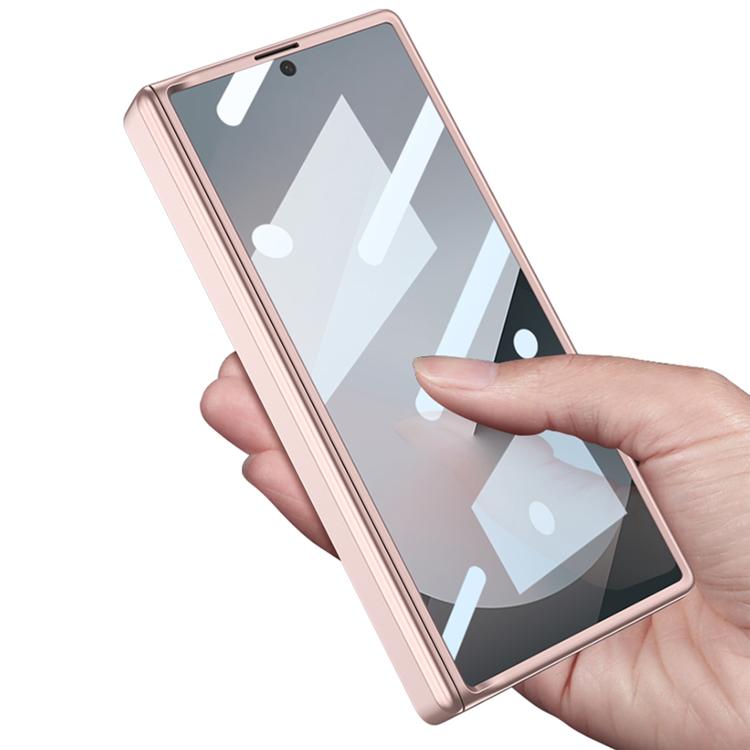 For Samsung Galaxy Z Fold6 GKK Integrated Magnetic Folding Hinge Adjust Gear Phone Case with Pen Slots