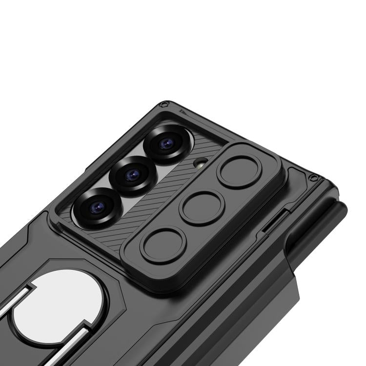 For Samsung Galaxy Z Fold6 GKK Integrated Folding Armored Shell PC Phone Case with Pen Box