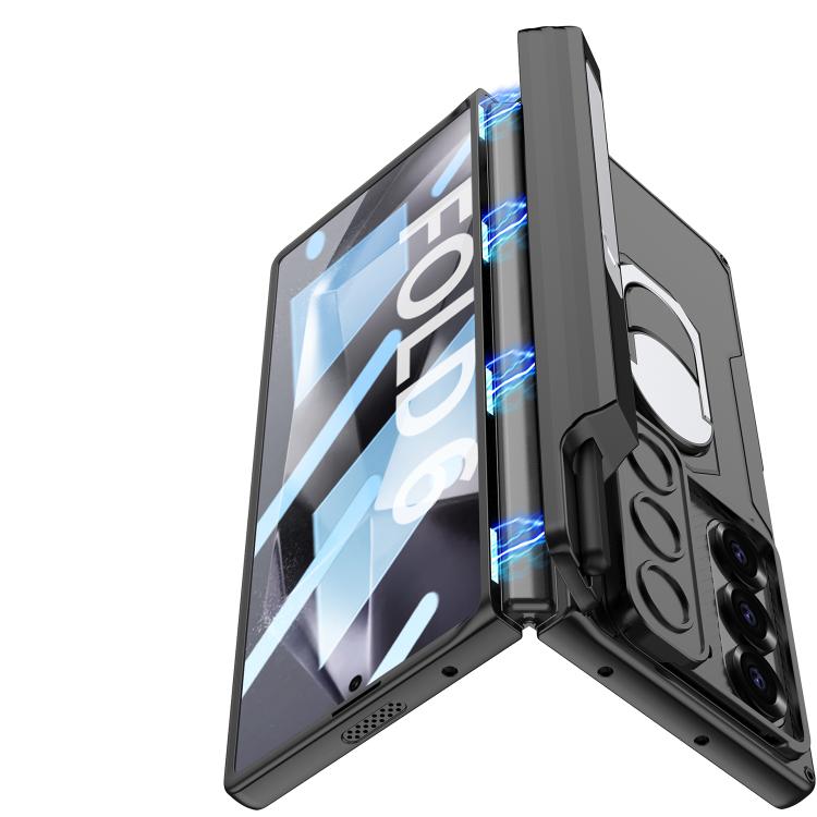 For Samsung Galaxy Z Fold6 GKK Integrated Folding Armored Shell PC Phone Case with Pen Box