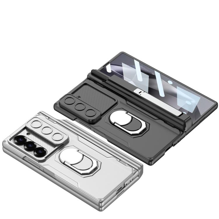 For Samsung Galaxy Z Fold6 GKK Integrated Folding Armored Shell PC Phone Case with Pen Box