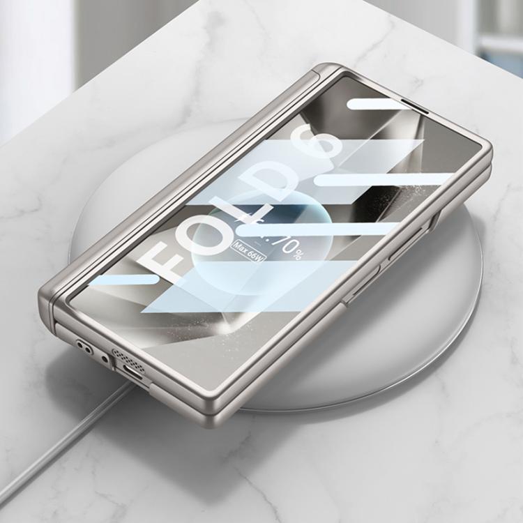 For Samsung Galaxy Z Fold6 GKK Integrated Folding Sliding Camshield Armor Phone Case with Pen Box