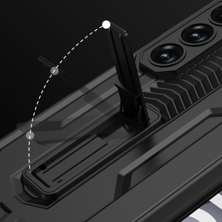 For Samsung Galaxy Z Fold6 GKK Integrated Folding Sliding Camshield Armor Phone Case with Pen Box
