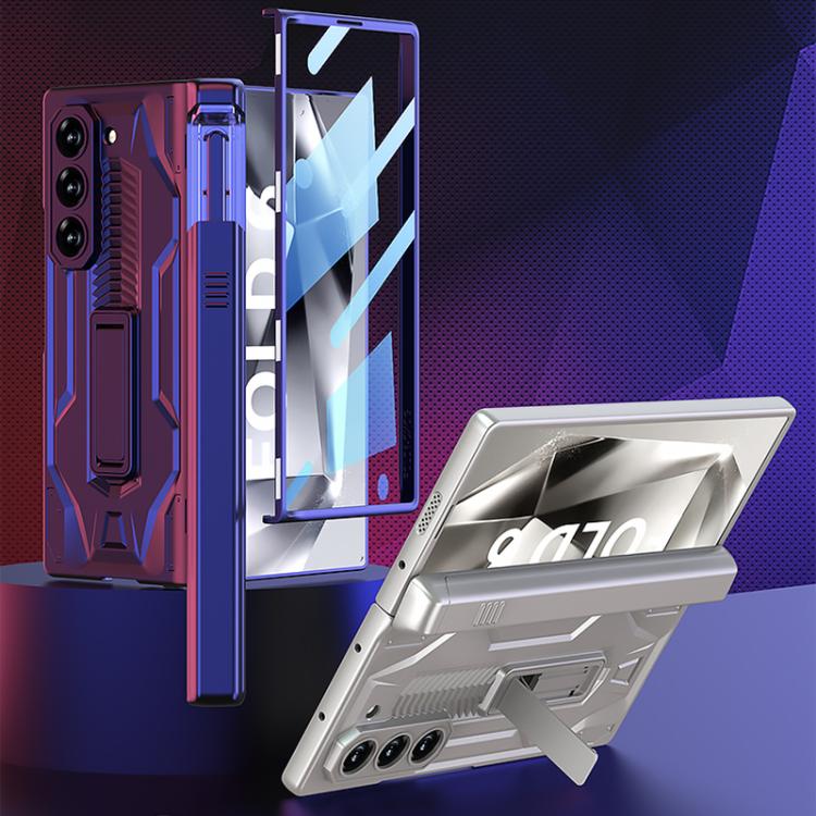For Samsung Galaxy Z Fold6 GKK Integrated Folding Sliding Camshield Armor Phone Case with Pen Box