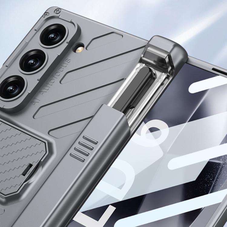 For Samsung Galaxy Z Fold6 GKK Integrated Magnetic Armor Flip Phone Case With Pen Box