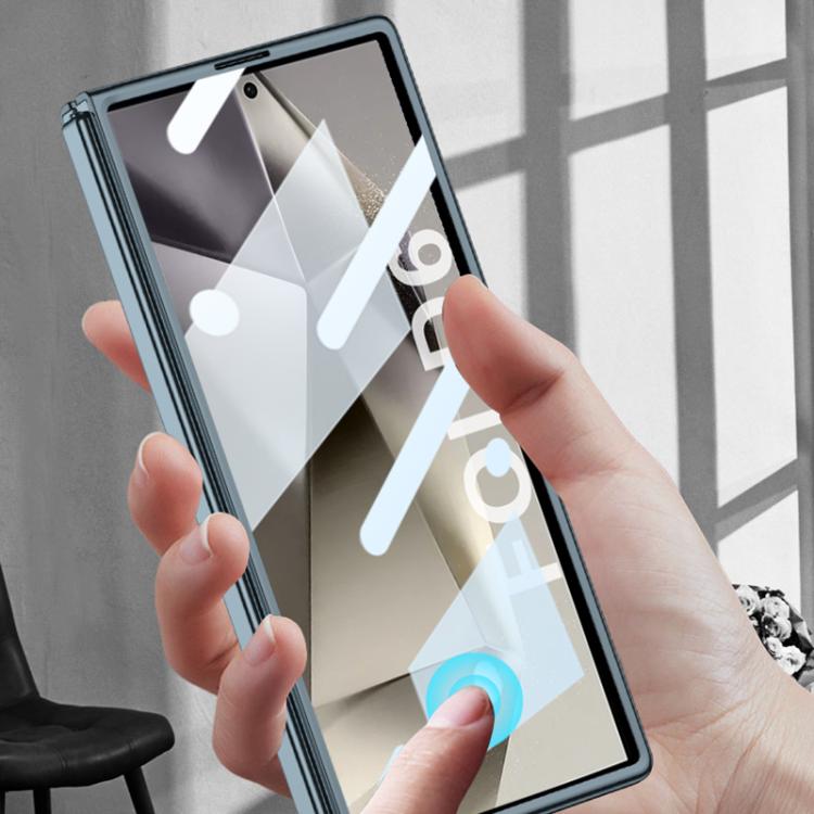 For Samsung Galaxy Z Flip6 / Flip7 FE GKK Integrated Phantom Plating Side Wrist Strap Ring Phone Case