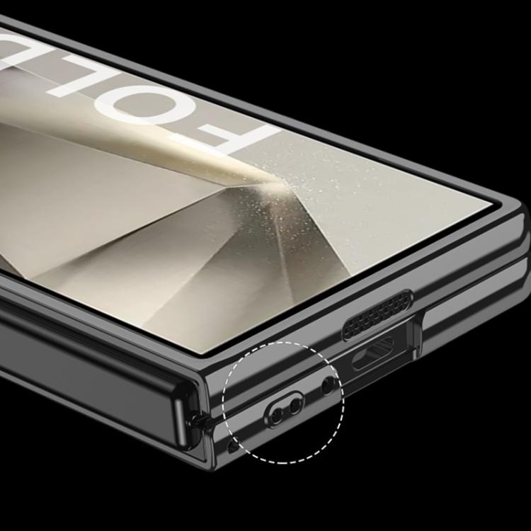 For Samsung Galaxy Z Flip6 / Flip7 FE GKK Integrated Phantom Plating Side Wrist Strap Ring Phone Case