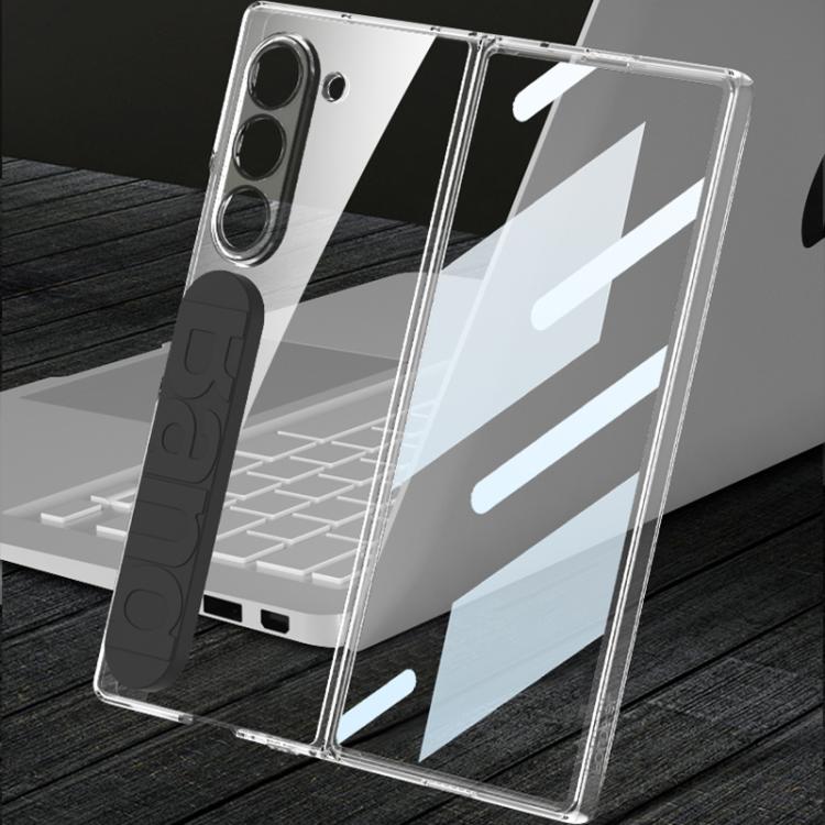 For Samsung Galaxy Z Fold6 GKK Integrated Phantom Silicone Wristband Transparent Phone Case
