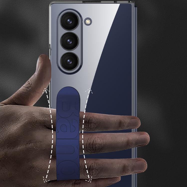 For Samsung Galaxy Z Fold6 GKK Integrated Phantom Silicone Wristband Transparent Phone Case