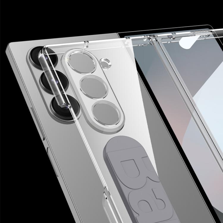 For Samsung Galaxy Z Fold6 GKK Integrated Phantom Silicone Wristband Transparent Phone Case