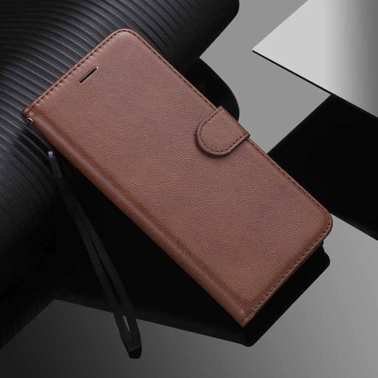 For Samsung Galaxy Note20 Solid Color Horizontal Flip PU Leather Case with Holder & Card Slots & Wallet & Lanyard
