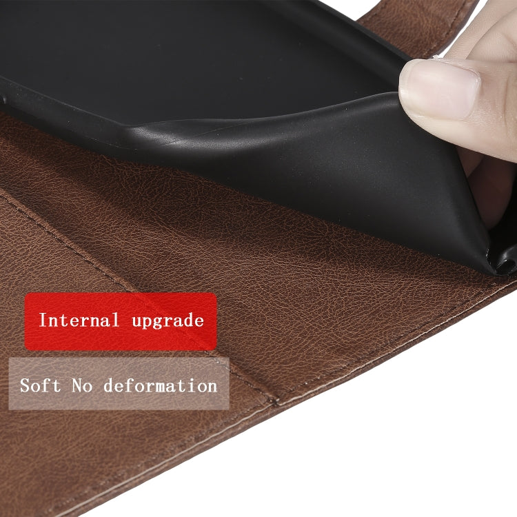For Samsung Galaxy Note20 Solid Color Horizontal Flip PU Leather Case with Holder & Card Slots & Wallet & Lanyard