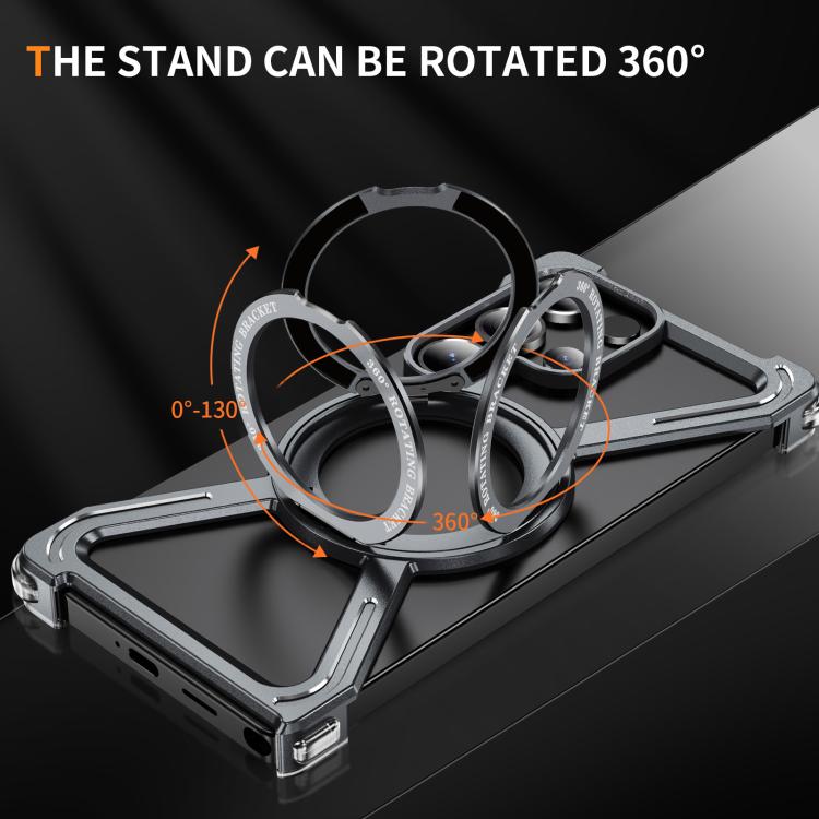 For Samsung Galaxy S25 Ultra 5G Titanium Alloy MagSafe Magnetic Airbag Shockproof Phone Case