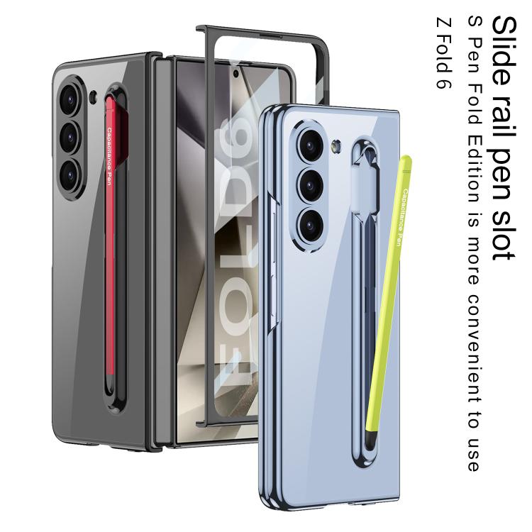 For Samsung Galaxy Z Fold6 GKK Integrated PC Phone Case with Pen Slot, Include Pen