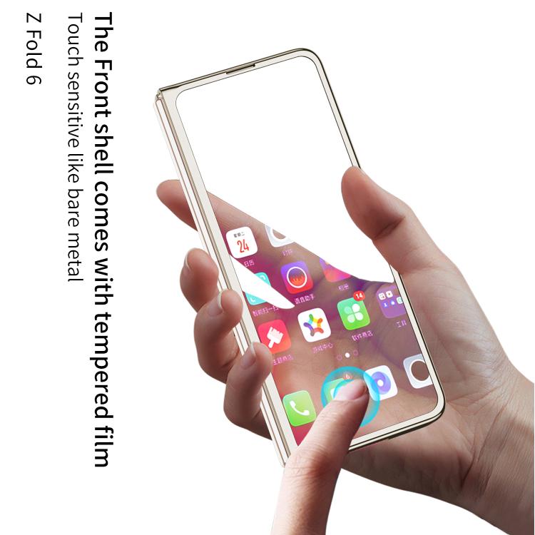 For Samsung Galaxy Z Fold6 GKK Integrated PC Phone Case with Pen Slot, Include Pen