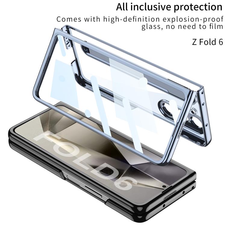 For Samsung Galaxy Z Fold6 GKK Integrated PC Phone Case with Pen Slot, Include Pen