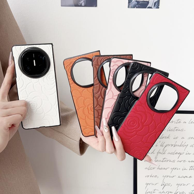 For Huawei Mate X5 Impression Camellia Pattern Protective Phone Case