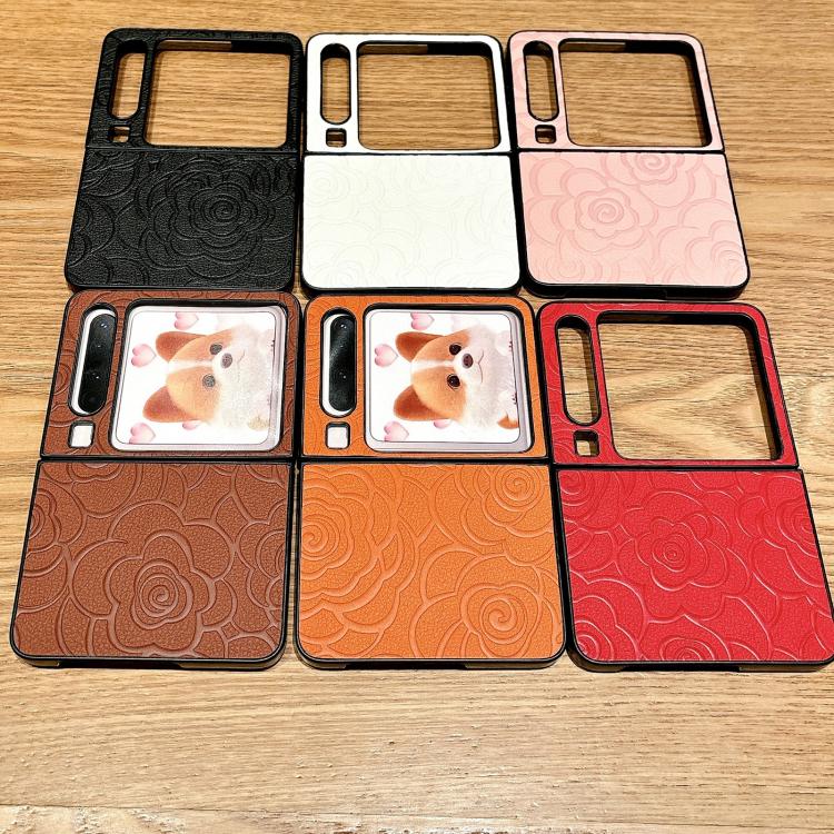 For Huawei Pura X Impression Camellia Pattern Protective Phone Case