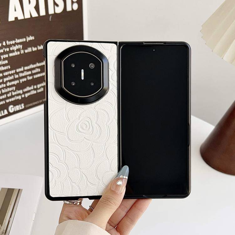 For Huawei Mate X7 Impression Camellia Pattern Protective Phone Case