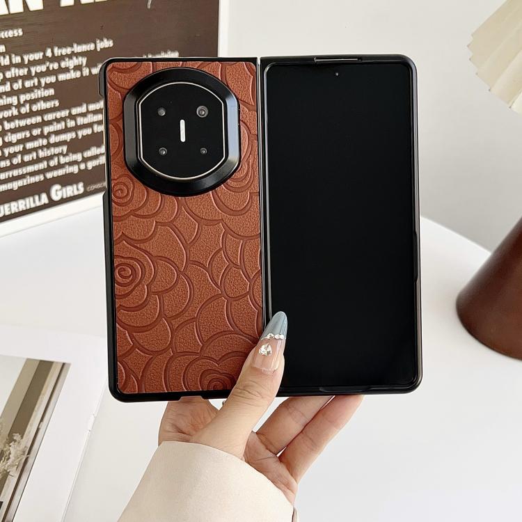 For Huawei Mate X7 Impression Camellia Pattern Protective Phone Case
