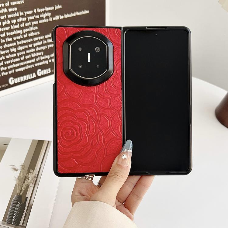 For Huawei Mate X7 Impression Camellia Pattern Protective Phone Case