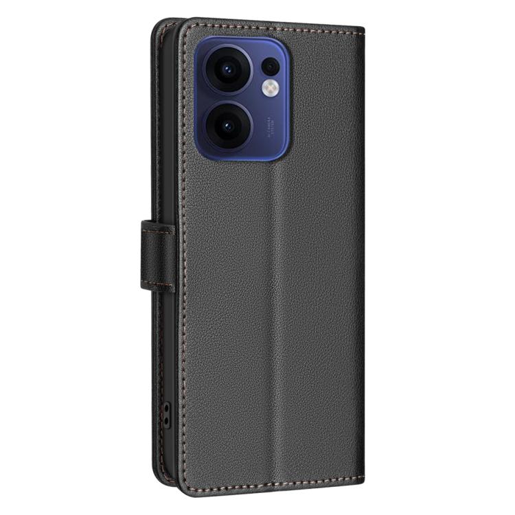 For OPPO Reno13 F 5G Litchi Texture RFID Anti-theft Leather Phone Case
