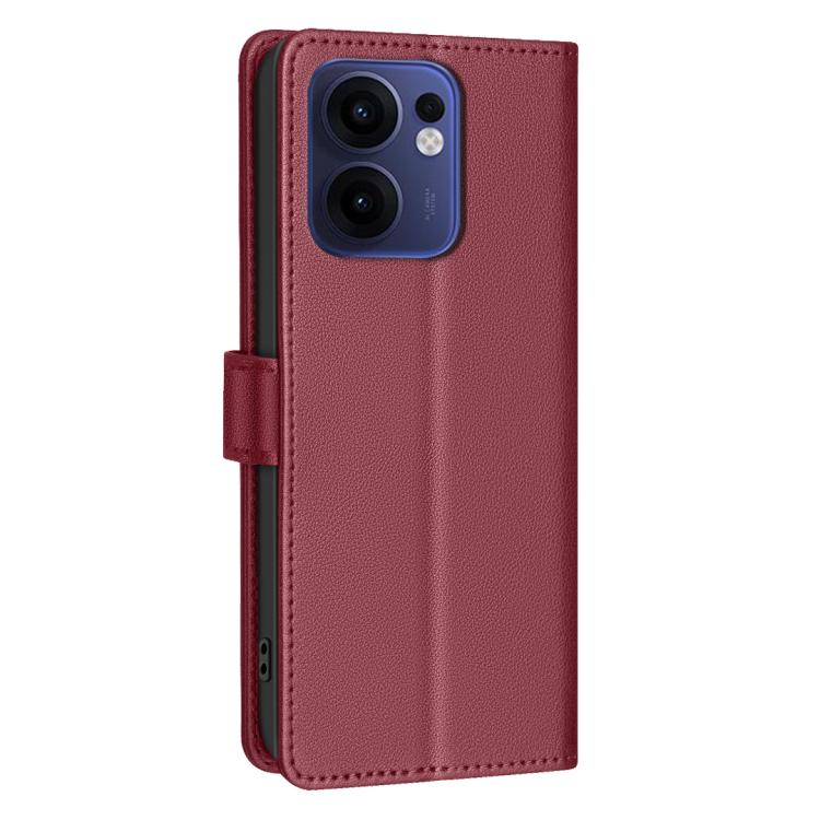 For OPPO Reno13 F 5G Litchi Texture RFID Anti-theft Leather Phone Case