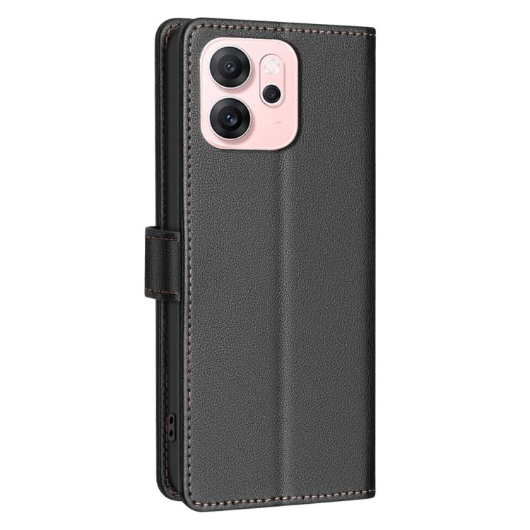 For OPPO Reno14 F 5G Litchi Texture RFID Anti-theft Leather Phone Case