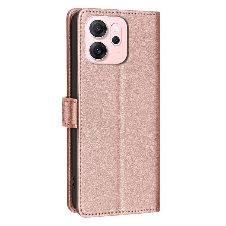 For OPPO Reno14 F 5G Litchi Texture RFID Anti-theft Leather Phone Case