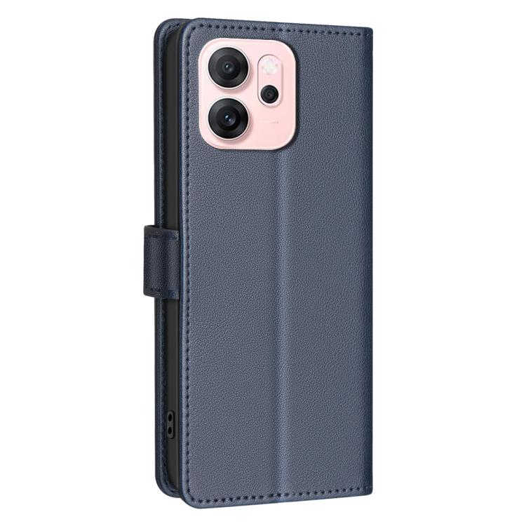 For OPPO Reno14 F 5G Litchi Texture RFID Anti-theft Leather Phone Case