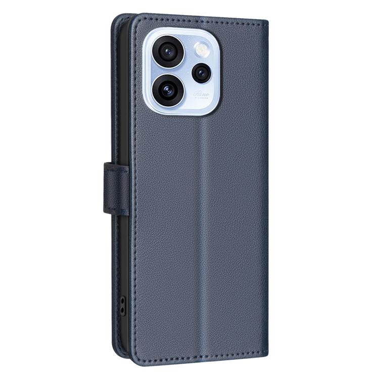 For OPPO Reno15 5G Global Litchi Texture RFID Anti-theft Leather Phone Case