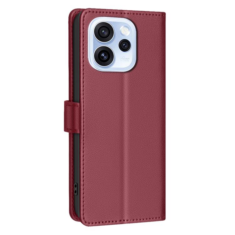 For OPPO Reno15 F 5G Global Litchi Texture RFID Anti-theft Leather Phone Case