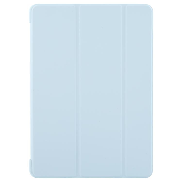 For iPad 10.2 2021 / 2020 / 2019 GEBEI 3-folding Holder Shockproof Flip Leather Tablet Case