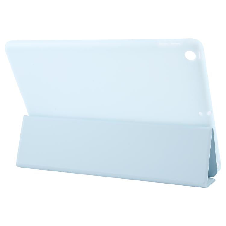 For iPad 10.2 2021 / 2020 / 2019 GEBEI 3-folding Holder Shockproof Flip Leather Tablet Case