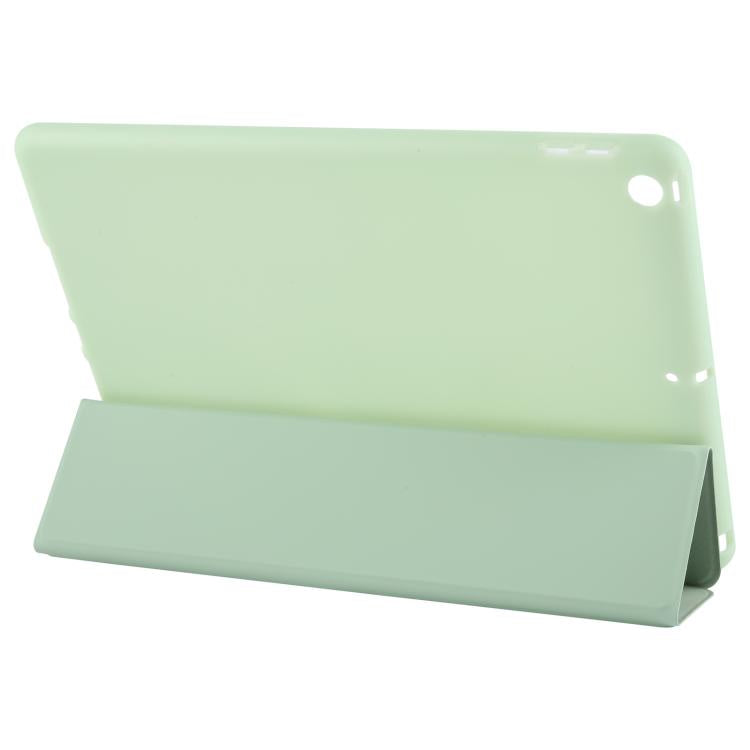 For iPad 10.2 2021 / 2020 / 2019 GEBEI 3-folding Holder Shockproof Flip Leather Tablet Case