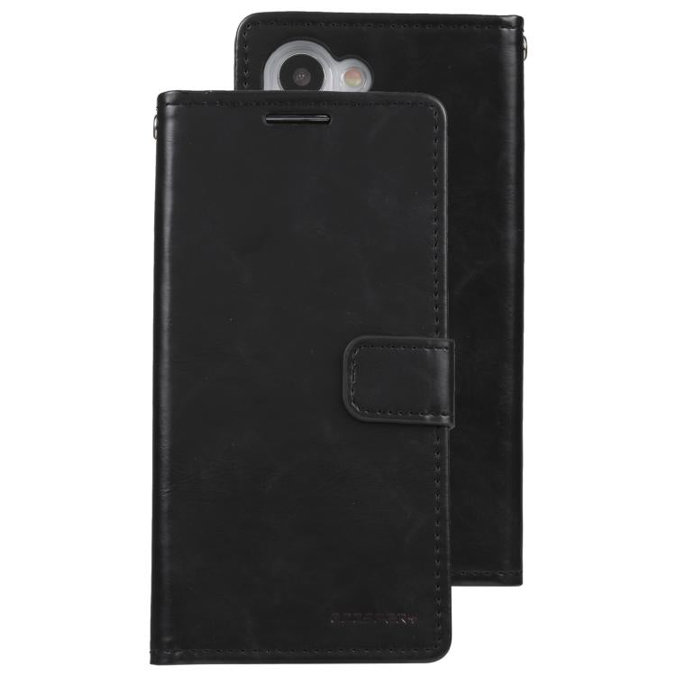 For Samsung Galaxy S25+ 5G GOOSPERY BLUE MOON Crazy Horse Texture Leather Phone Case