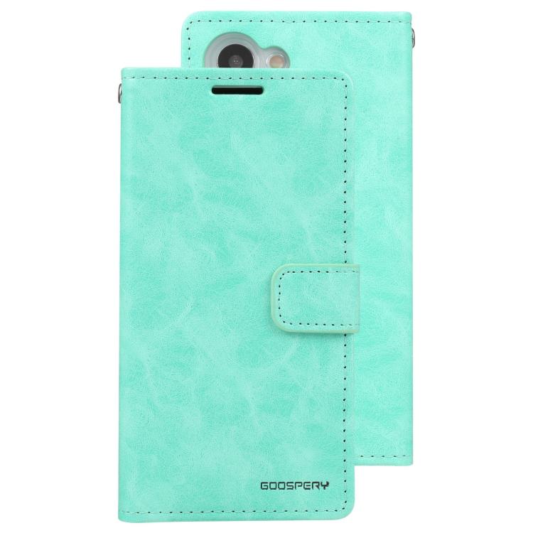 For Samsung Galaxy S25+ 5G GOOSPERY BLUE MOON Crazy Horse Texture Leather Phone Case