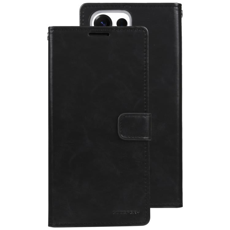 For Samsung Galaxy S25 Ultra 5G GOOSPERY BLUE MOON Crazy Horse Texture Leather Phone Case