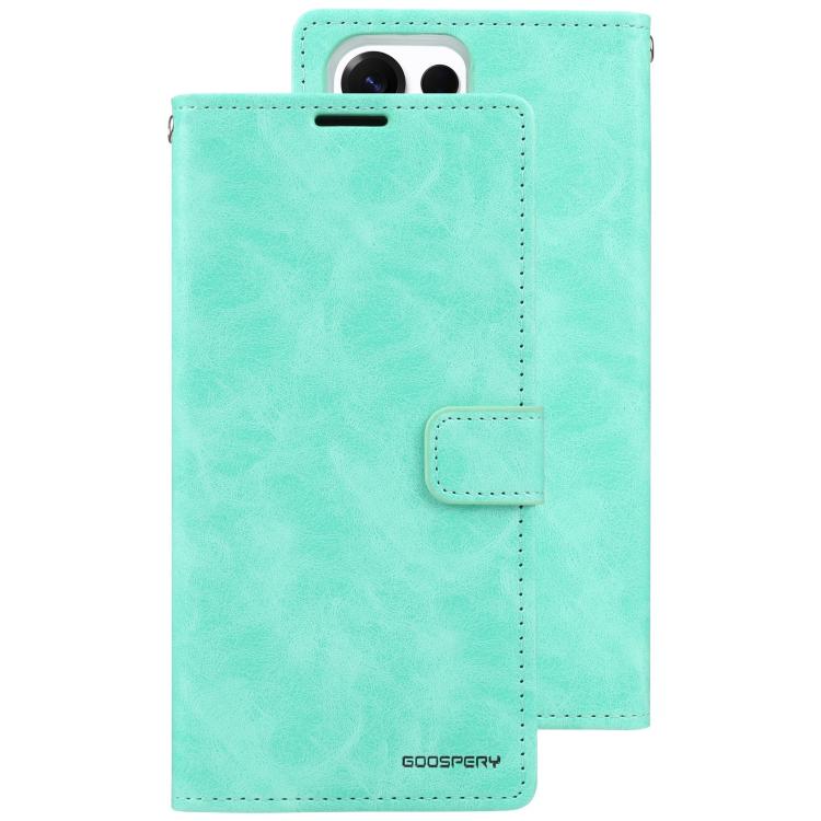 For Samsung Galaxy S25 Ultra 5G GOOSPERY BLUE MOON Crazy Horse Texture Leather Phone Case
